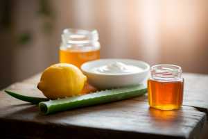 citron-yaourt-aloe-miel-table