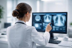 professionnelle-sante-ecran-images-medicales