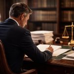 notaire-bureau-documents-bibliotheque