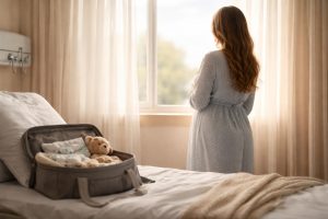 future-maman-robe-fenetre-hopital