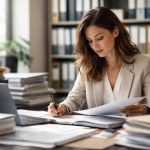 personne-bureau-moderne-dossiers-etageres