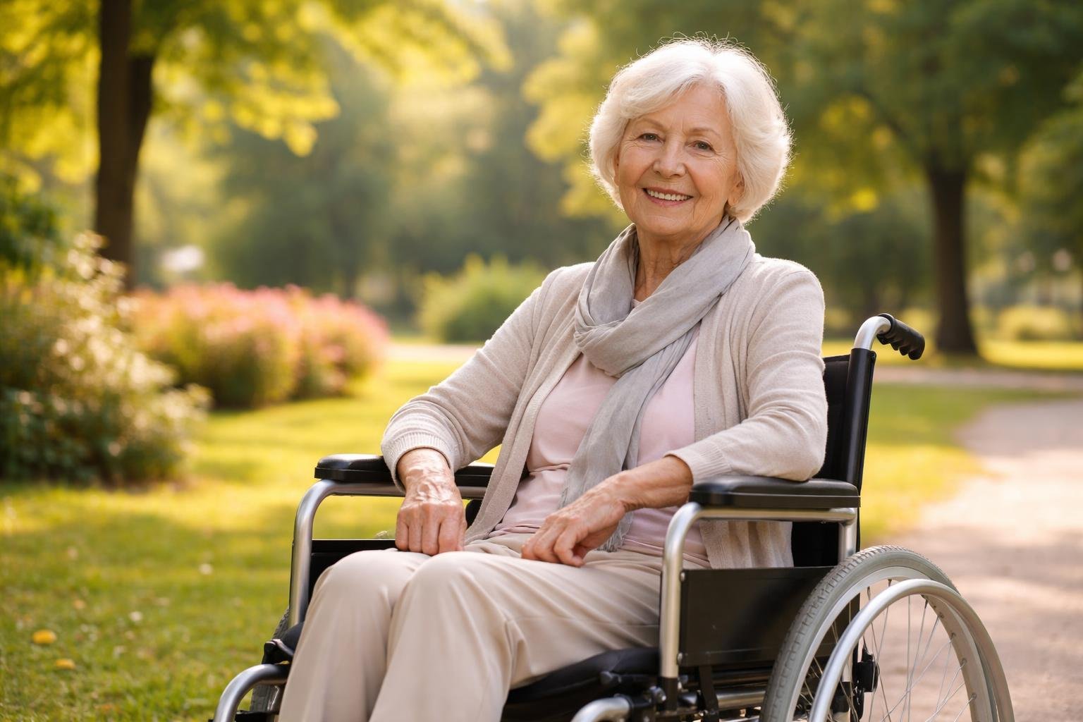 personne-agee-fauteuil-roulant-parc-verdoyant