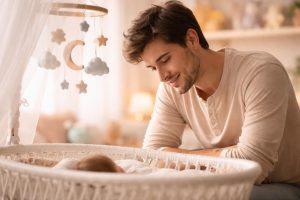 parent-berceau-chambre-pastel-jouets