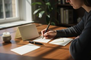 Quand envoyer une carte de remerciement après un décès ?